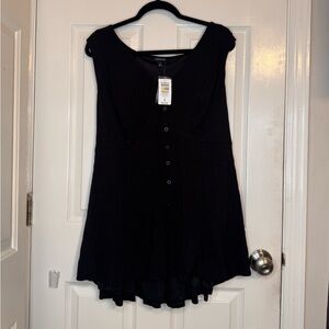 Torrid Black Button-Front Blouse